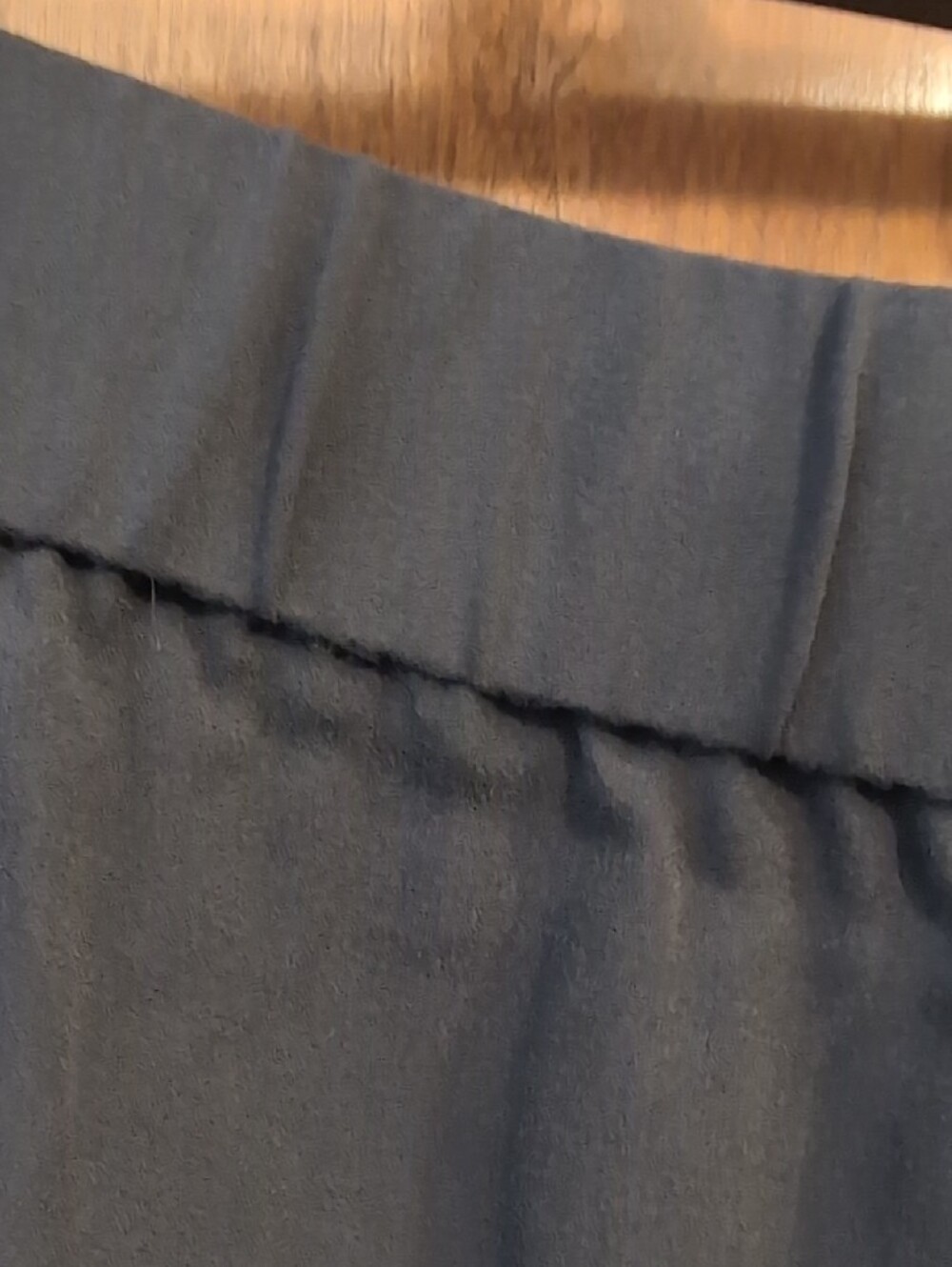 Eileen Fisher Dark Grey Silk Pants With Side Slits - Picture 5 of 6